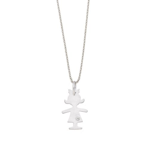 Pingente-de-ouro-branco-18K-com-diamante---Colecao-Menino-e-Menina---BE3OB100341 Pingente-de-ouro-branco-18K-com-diamante---Colecao-Menino-e-Menina---BE3OB100341