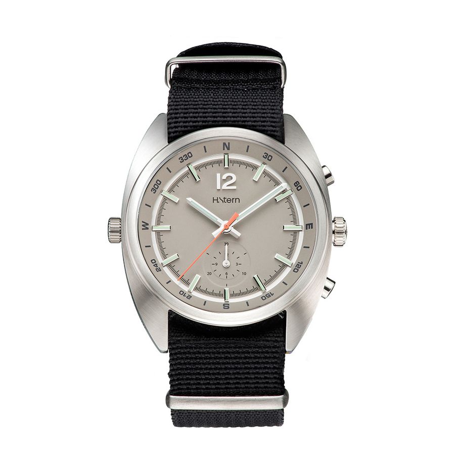 Relógio Cronógrafo Compass bege com pulseira de nylon - HStern