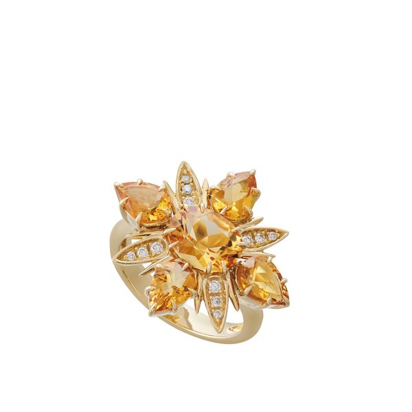 Pingente Grande LV Idylle Blossom em Ouro Amarelo e Diamantes</p